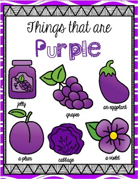 Teach Kids About Things That Are Purple in Colour